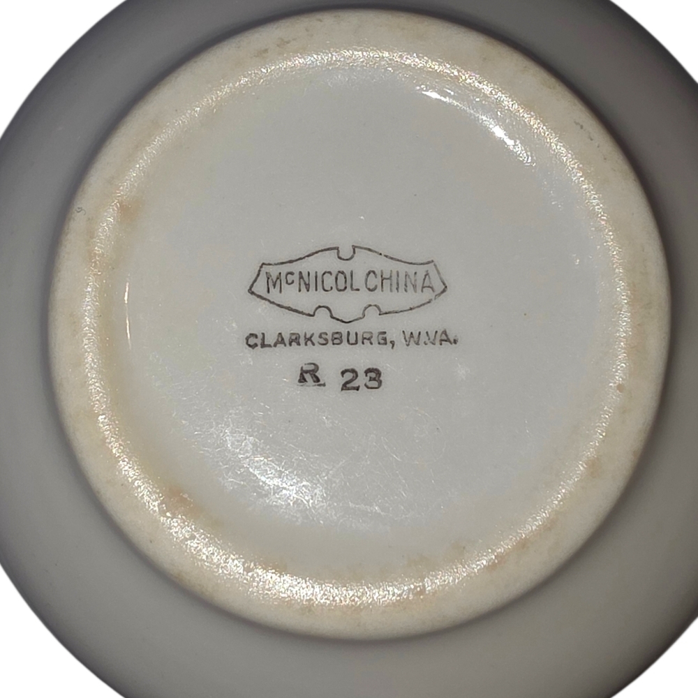 Vintage 1940s U.S. Army Medical Department Ironstone Creamer McNicol China - Picture 6 of 8